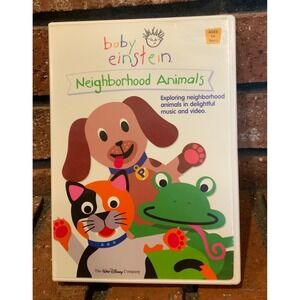 Baby Einstein Neighborhood Animals DVD Disney Kids Educational Video 2002
